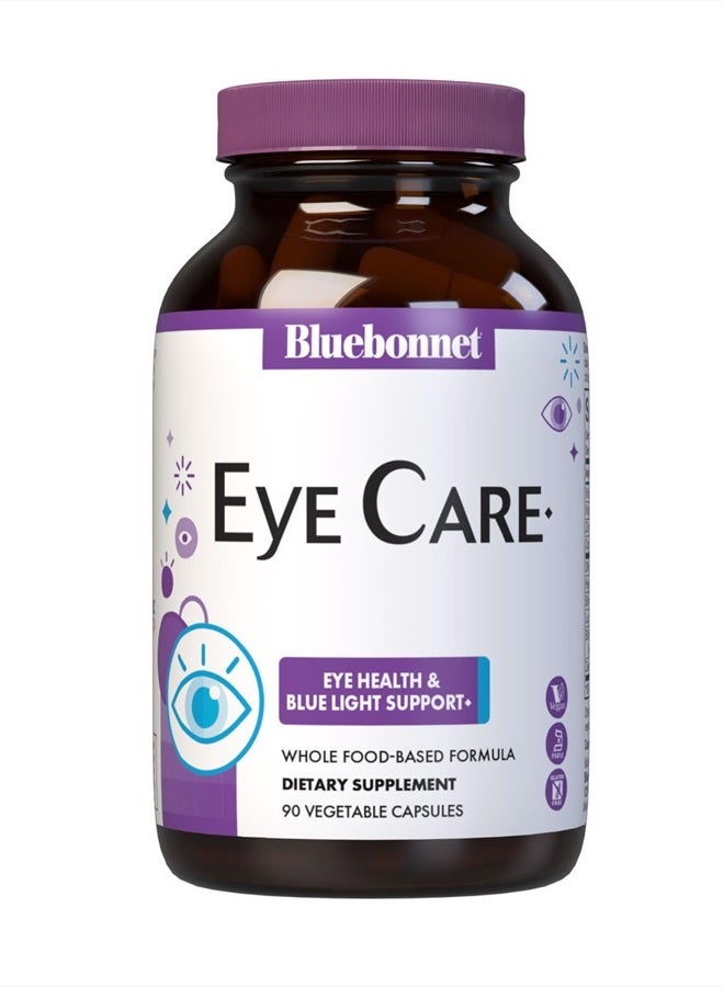 Bluebonnet Nutrition Targeted Choice Eye Care, Supports Eye Health and Macular Protection, Gluten & Dairy Free, Kosher-Certified, Vegan, 45 Servings, Light Grey, Macular & Blue, 90 Count - Image 1