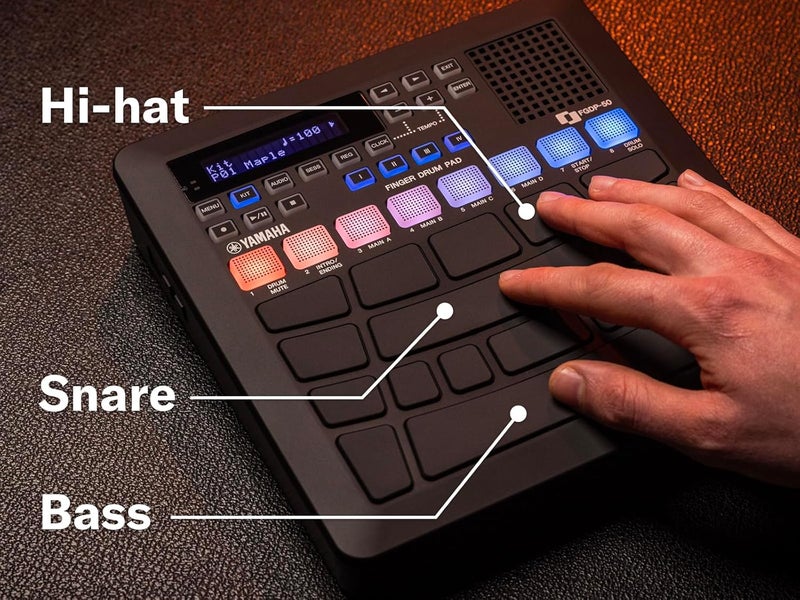 Yamaha Finger Drum Pad FGDP-50 - 26 Playable Pads with USB MIDI/Audio Interface - Image 4