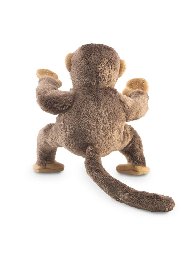 Folkmanis Folkmanis Mini Monkey Finger Puppet , Brown  - Image 2