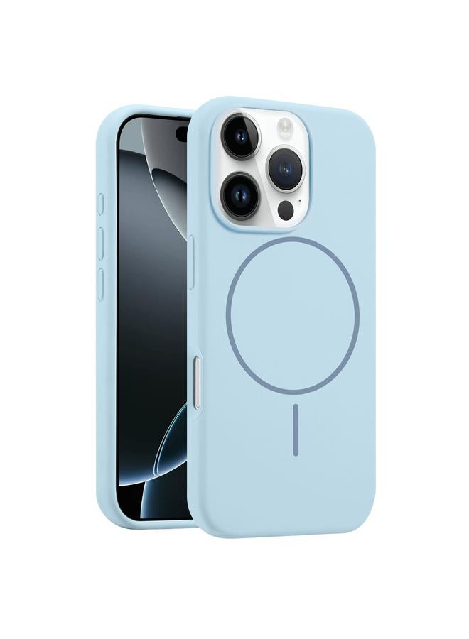 اس-توب جراب لهاتف iPhone 16 Pro مصنوع من السيليكون السائل MagSafe - Image 1