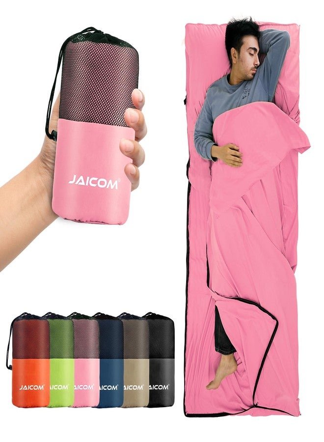 JAICOM Sleeping Bag Liner, Travel Sheets & Adult Sleep Sack, Ultralight and Portable Summer Sleeping Bag - Ideal for Backpacking, Hotels and Hostels, Business Trips, Camping - Image 1