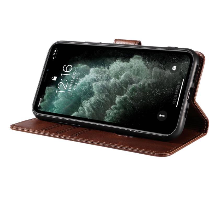 MS غطاء واقي لـ Redmi Note 14 مع غطاء كامل قابل للطي وحماية من السقوط مع مقاوم للصدمات مع ملمس جلد بقري مع تغطية كاملة باللون أحمر باللون الأحمر - Image 5