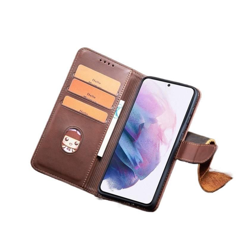 MS غطاء واقي لـ Redmi Note 14 مع غطاء كامل قابل للطي وحماية من السقوط مع مقاوم للصدمات مع ملمس جلد بقري مع تغطية كاملة باللون أحمر باللون الأحمر - Image 3