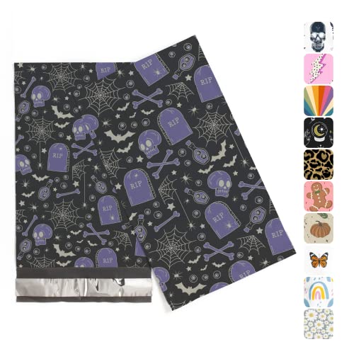 Package Mint 6x9 Poly Mailers – Spooky Halloween – Waterproof, Tear-Resistant Shipping Bags with Adhesive Seal – 200 Pack – Package Mint - Image 5