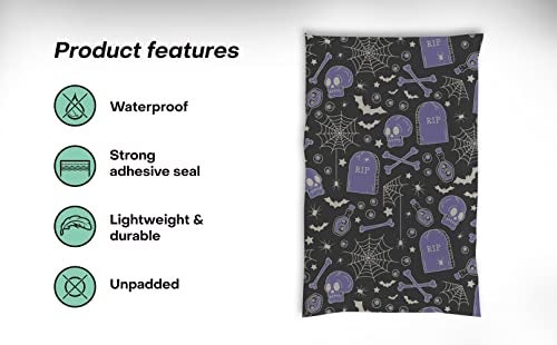 Package Mint 6x9 Poly Mailers – Spooky Halloween – Waterproof, Tear-Resistant Shipping Bags with Adhesive Seal – 200 Pack – Package Mint - Image 4