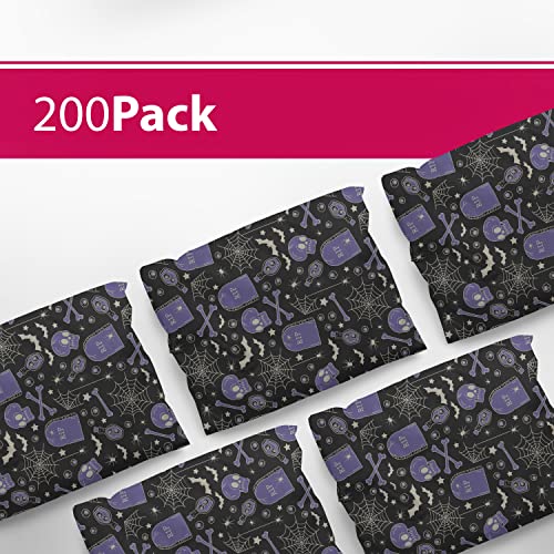 Package Mint 6x9 Poly Mailers – Spooky Halloween – Waterproof, Tear-Resistant Shipping Bags with Adhesive Seal – 200 Pack – Package Mint - Image 3
