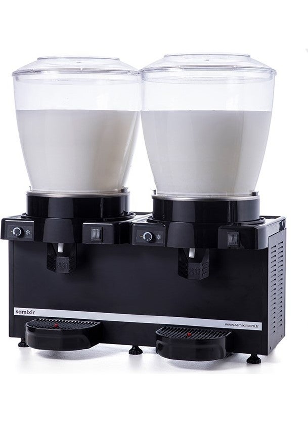 Eurofaz Samixir Panoramic Twin 22+22 Lt Mixer Cold Drink Machine MM44-AB  - Image 3
