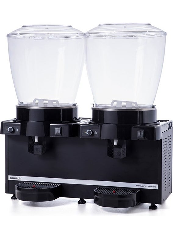 Eurofaz Samixir Panoramic Twin 22+22 Lt Mixer Cold Drink Machine MM44-AB  - Image 4