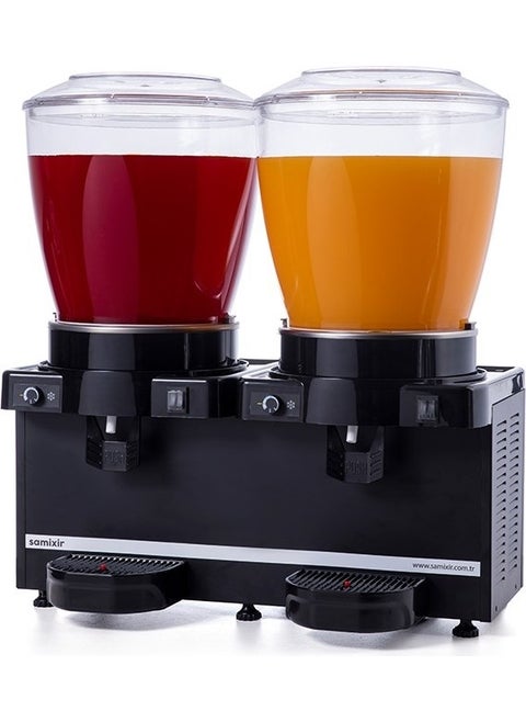 Samixir Panoramic Twin 22+22 Lt Mixer Cold Drink Machine MM44-AB
