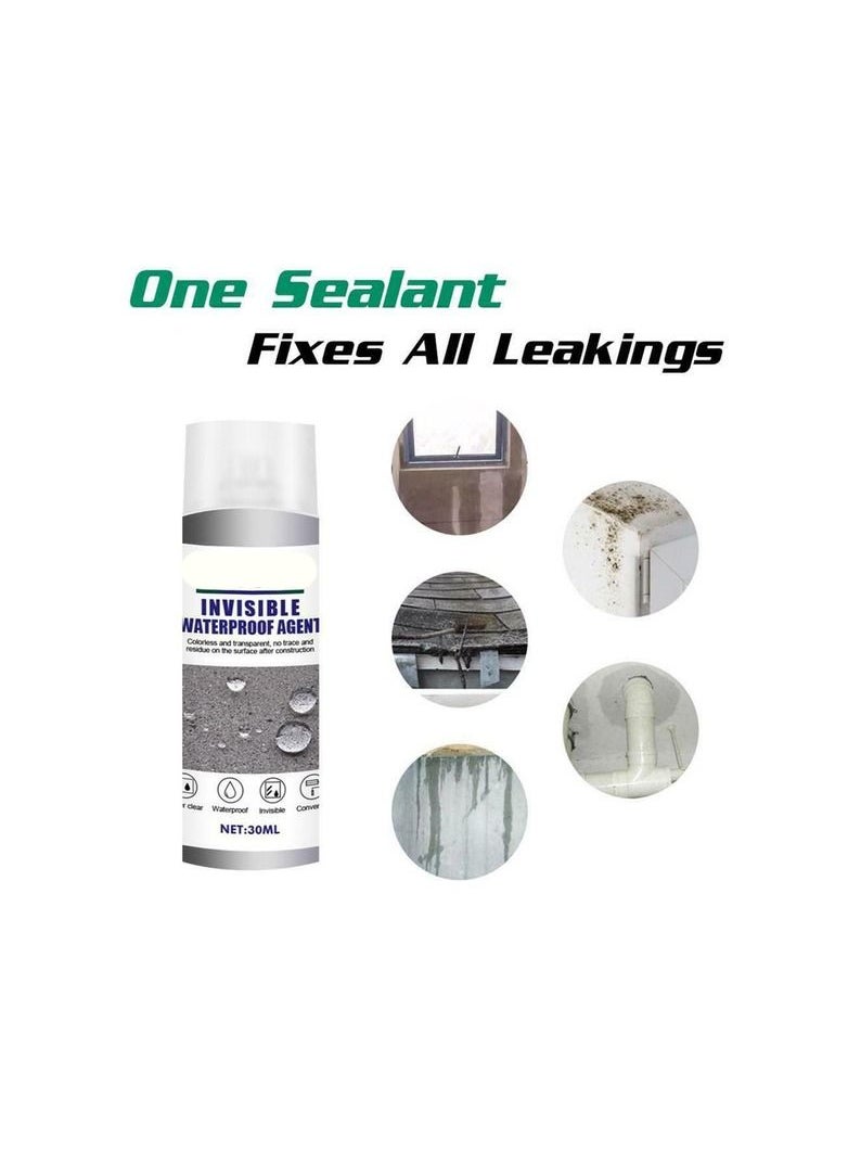 Generic - 1-Bottle 30ML Mighty Sealant Spray,Anti-Leaking Sealant Spray,Leak-Trapping Repair Spray,Waterproof Glue Agent - Image 1