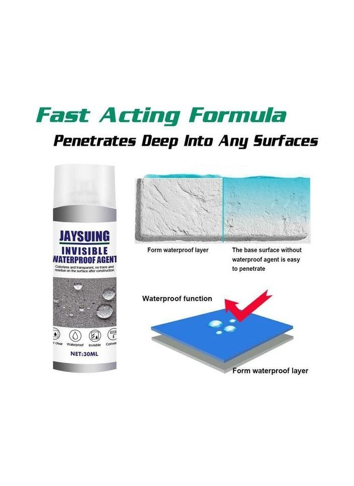 Generic - 1-Bottle 30ML Mighty Sealant Spray,Anti-Leaking Sealant Spray,Leak-Trapping Repair Spray,Waterproof Glue Agent - Image 1