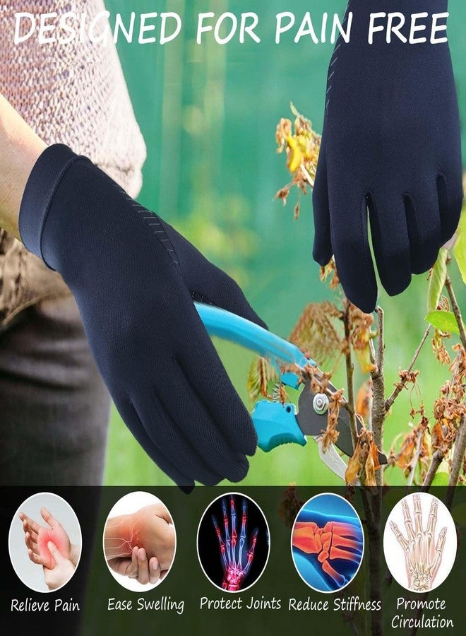 KICKZU Copper Infused Compression Arthritis Gloves for Hand & Finger Relief from Pain/swelling Caused by Rheumatoid Arthritis, Carpal Tunnel, Tendonitis, RSI, Swollen Muscles, and Fatigue - Image 3