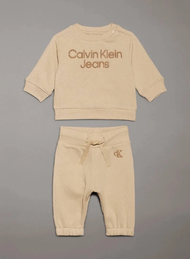 Calvin Klein Jeans Newborn Logo Jogging Suit
