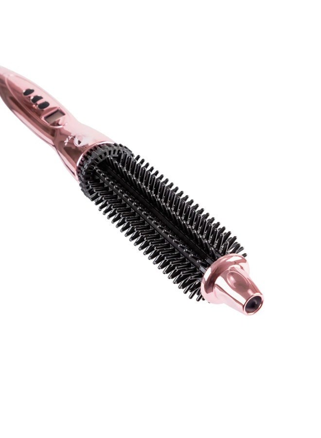 CALISTA Perfecter Pro Heated Round Brush | Lift, Volumize, and Style Hair with No Heat Damage for Healthier-Looking Hair | 4 Sizes for All Hair Types | Dual Voltage & Adjustable Temp (1.0, Rose Gold) - Image 3