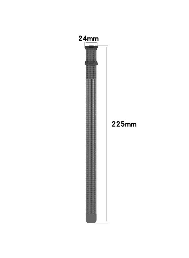 Suitable for Huawei Watch Fit 3/Fit 4/Fit 4 Pro metal Milanese Magnetic Loop Watch Strap - Image 4