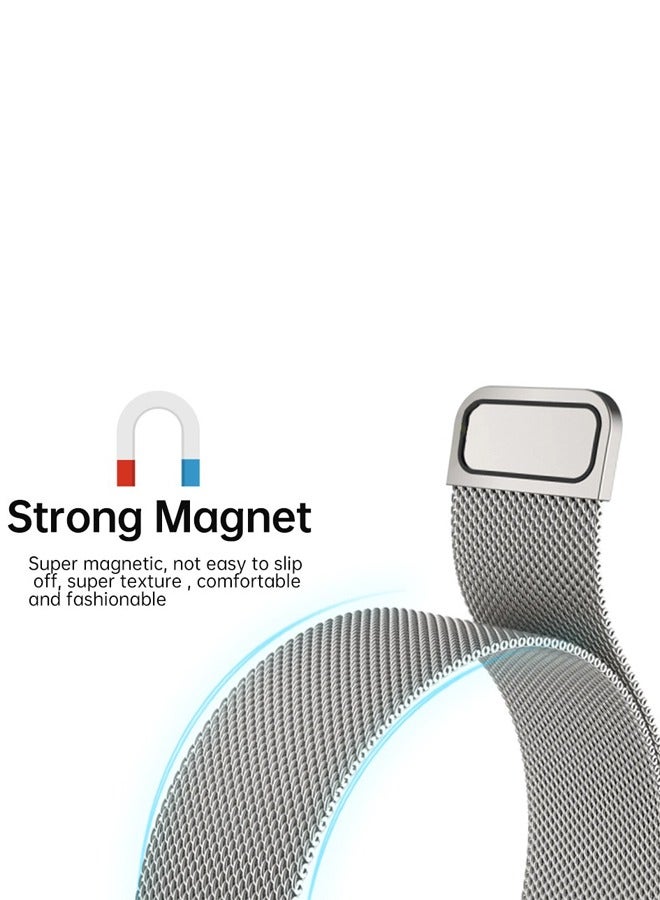 Suitable for Huawei Watch Fit 3/Fit 4/Fit 4 Pro metal Milanese Magnetic Loop Watch Strap - Image 5