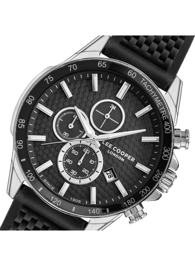 Lee Cooper Men's Silicone Multi Function Watch LC07341.361 - 46 mm