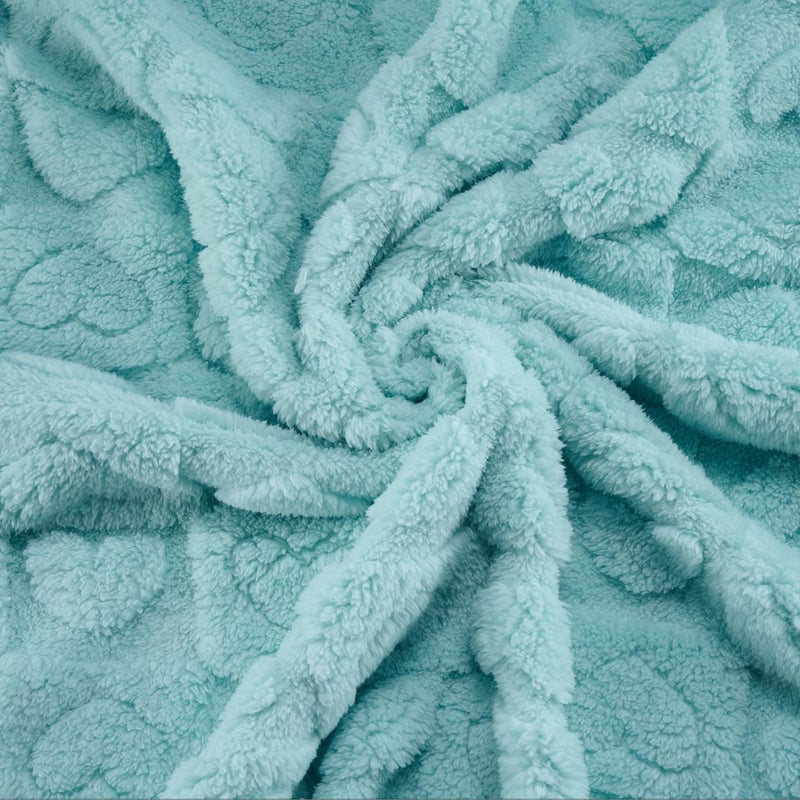 Yagle Mate 4 Pcs Baby Blankets for Boys Soft Toddler Small Blanket for Daycare, Fleece Kid Mini Blanket for Crib Baby Shower, 30 X 40, Blue Green White Grey - Image 3