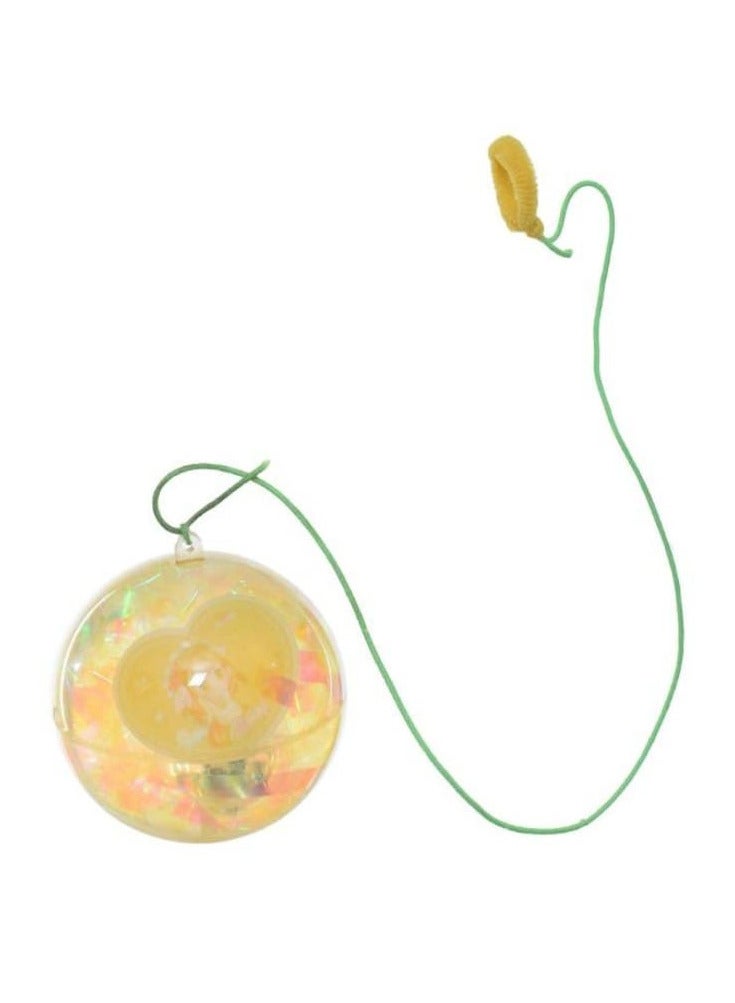 19x20x20cm Yellow Light Up Punch Ball Game 