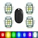 tecooller Wireless Strobe LED Lights 4 Pack RGB Emergency Warning Lights USB Rechargeable 7 colors 30 Flash Modes High Brightness For Car Motorcycle Bicycle Bike Outdoor Camp Hiking M34 - Image 2