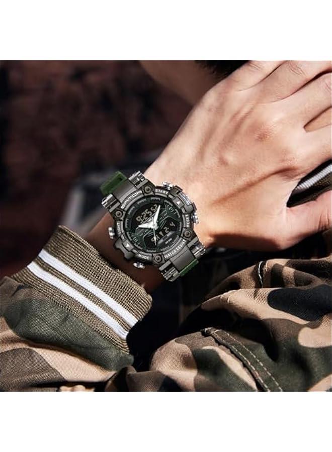 Cool Designer Mens Watches Blue Large Face Mascul Relojes para Hombres Unique Electronics Sports Military Bolder Running Heavy Duty Watch - Image 3