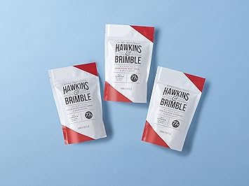Hawkins & Brimble Hawkins Brimble Shampoo EcoRefill Pouch 300ml for Men Revitalise Hair Dry Scalp Eco Friendly Refill Pouches Shampoo Refill Pouch - Image 3