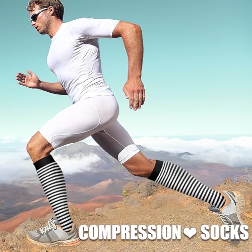 Laite Hebe 3 Pack Compression Sock-Compression Sock for Women and Men-Best for Running,Sports - Image 4