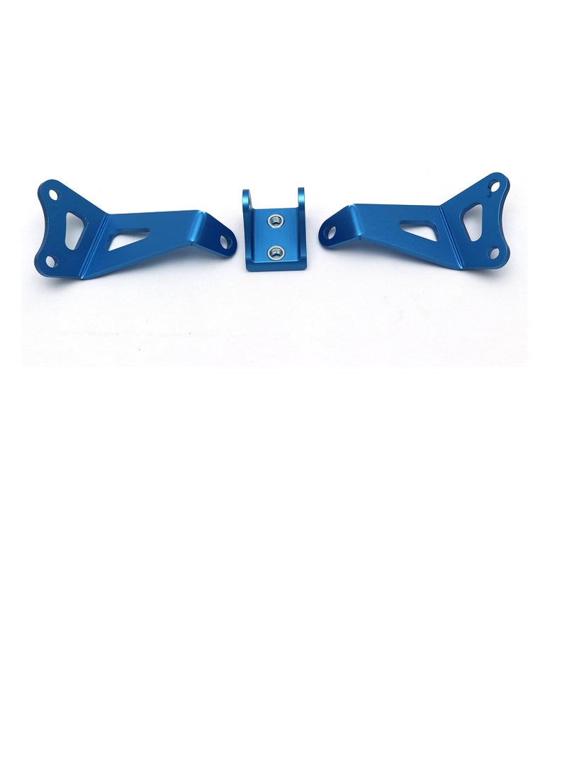 General CNC Machined Engine Bracket for Yamaha Raptor 700 Blue, 1 Piece  - Image 2