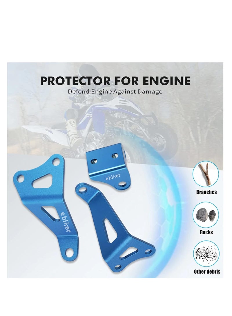 General CNC Machined Engine Bracket for Yamaha Raptor 700 Blue, 1 Piece  - Image 4
