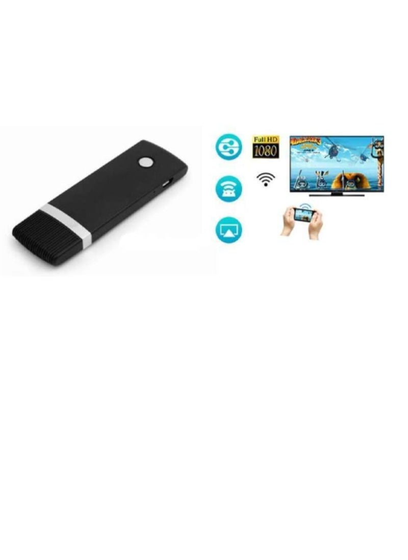 Generic Wireless Display Dongle Receiver Compatible with Android and IOS And Notebook Devices Black  - Image 3