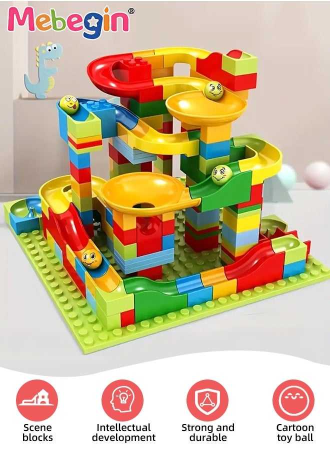 MEBEGIN 168PCS Building Blocks Set with Beads, DIY Assembling Toys, Early Education Toy, Educational STEM Toy, Creative Construction Toy, Fine Motor Skills Toys, Fun Montessori Toys, Ideal Gift for Kids Aged 3+  - Image 3