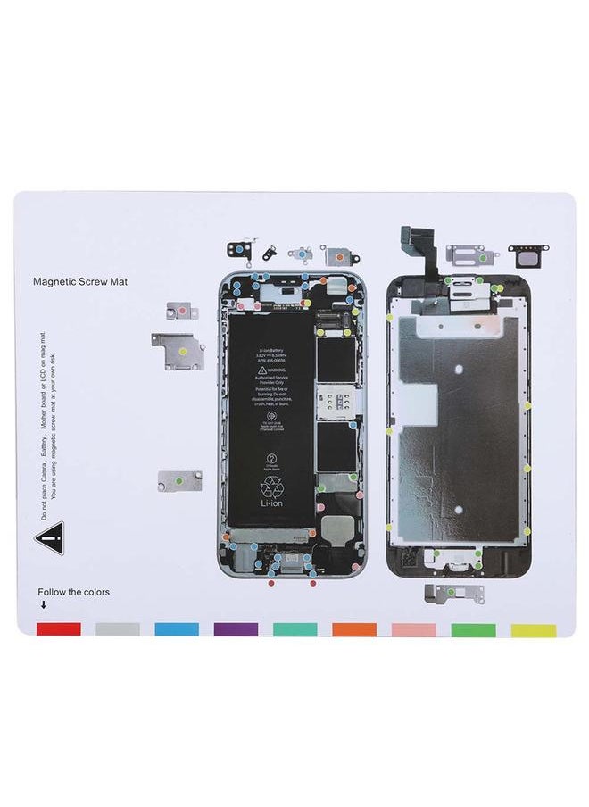 Thoraya Disassemble Screw Memory Magnetic Screw Chart Mat for iPhone 6 S  - Image 1