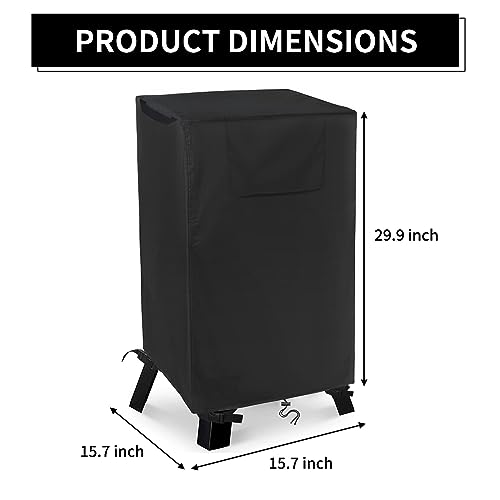 AKEfit Turkey Fryer Cover 500D Waterproof Frying Cover for Outdoor Deep Fryer Protective Seafood Boil Pot Cover for Seafood Boil Pot and Burner kit157L x 157 W x 299HBlack - Image 3