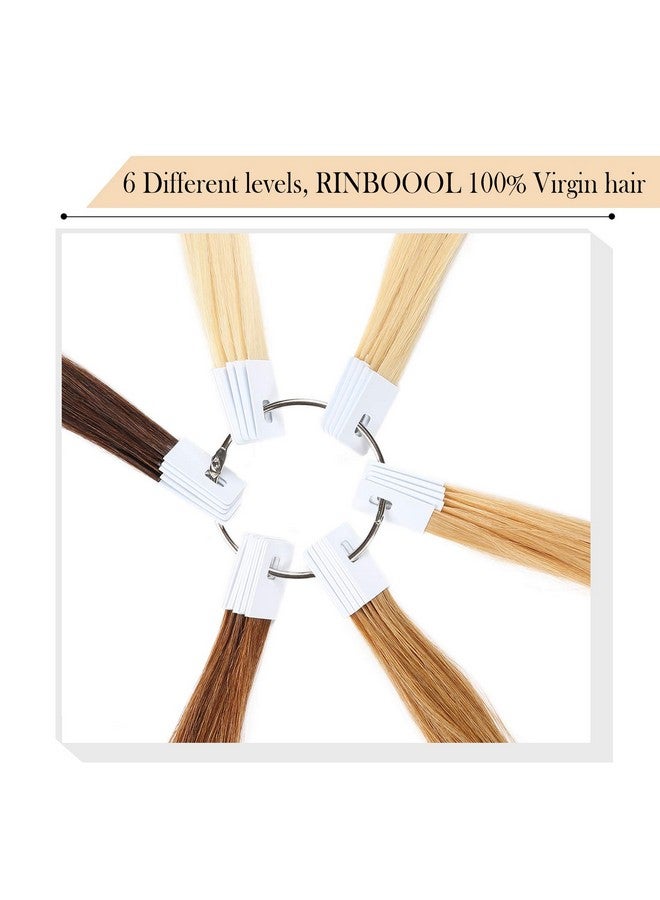 RINBOOOL Hair Swatches For Testing Hair Color 6 Different Levels Sample Kit For Salon100% Natural Remy Human Hair 8 Inch 30 Pieces Per Pack - Image 3