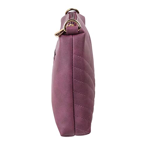 Mochi Womens Synthetic Purple Zip Top Sling (One Size) - Image 4