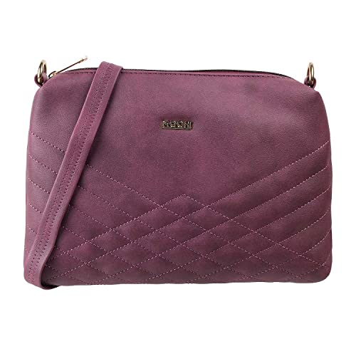 Mochi Womens Synthetic Purple Zip Top Sling (One Size) - Image 1