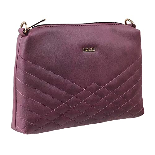 Mochi Womens Synthetic Purple Zip Top Sling (One Size) - Image 5
