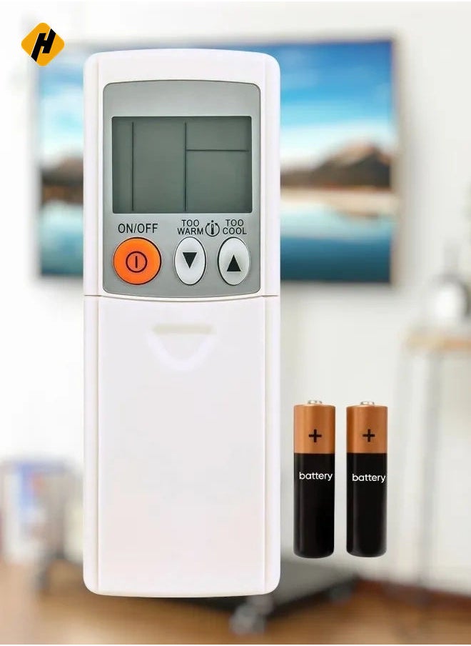 HuHa - Universal Replacement Remote Control Compatible with Mitsubishi Air Conditioner MSZ-GE22VA MSZ-GE25VA KM15E with battery - Image 1