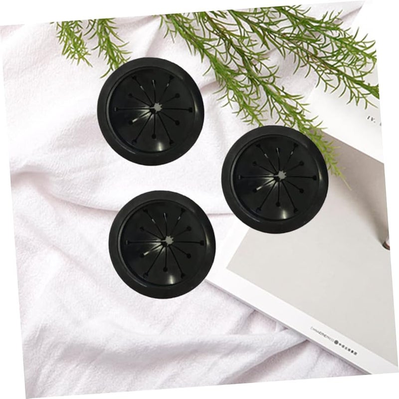 Ciieeo 9pcs Black Seal Ring Waste Processor Grease Splatter Guard 8x8x1 3cm - Image 4