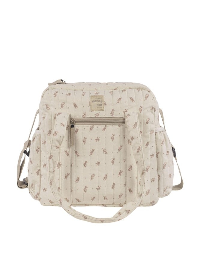 Walking Mum Mimosa Diaper Bag for Strollers - Spacious Baby Bag with Changing Pad, Thermal & Waterproof Pockets, Side Bottle Pockets, Shoulder & Hand Straps, Pink - Image 3
