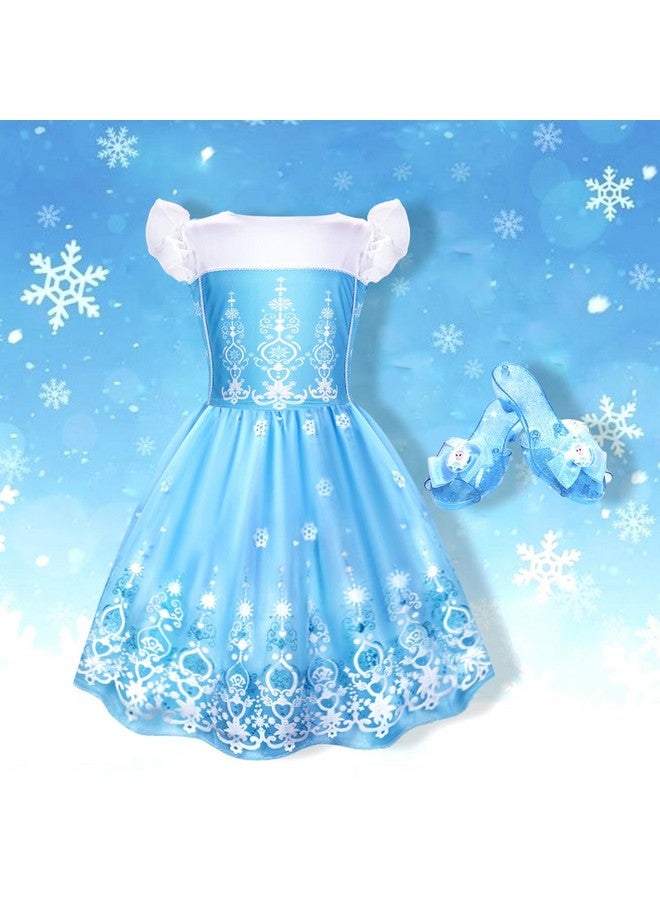 Meland Meland Princess Dress Up for Girls 3-6, Dress Up Clothes for Girls with Princess Shoes Toy, Birthday Gift for Toddlers - Image 2