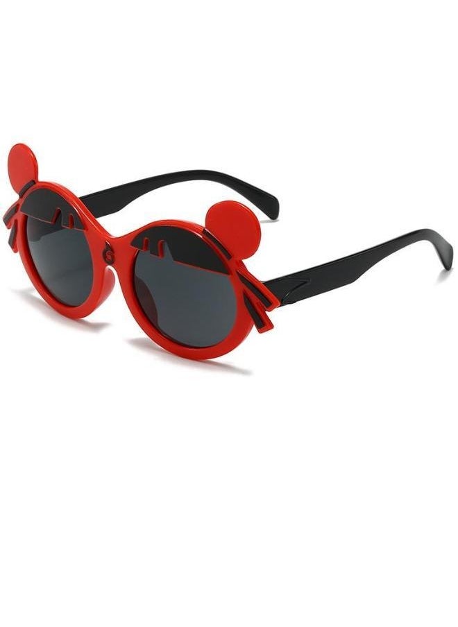DTBG Kids Cartoon Nezha Sunglasses - UV Protection, Fashionable and Durable(Red and Black)  - Image 3