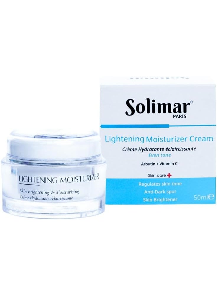 Solimar Paris Lightening Moisturizer Cream - Skin Brightening 50 ml - Image 1