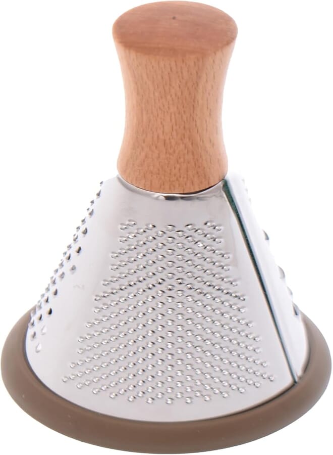Rocky Wooden Handle Small Pyramid Grater-T-704