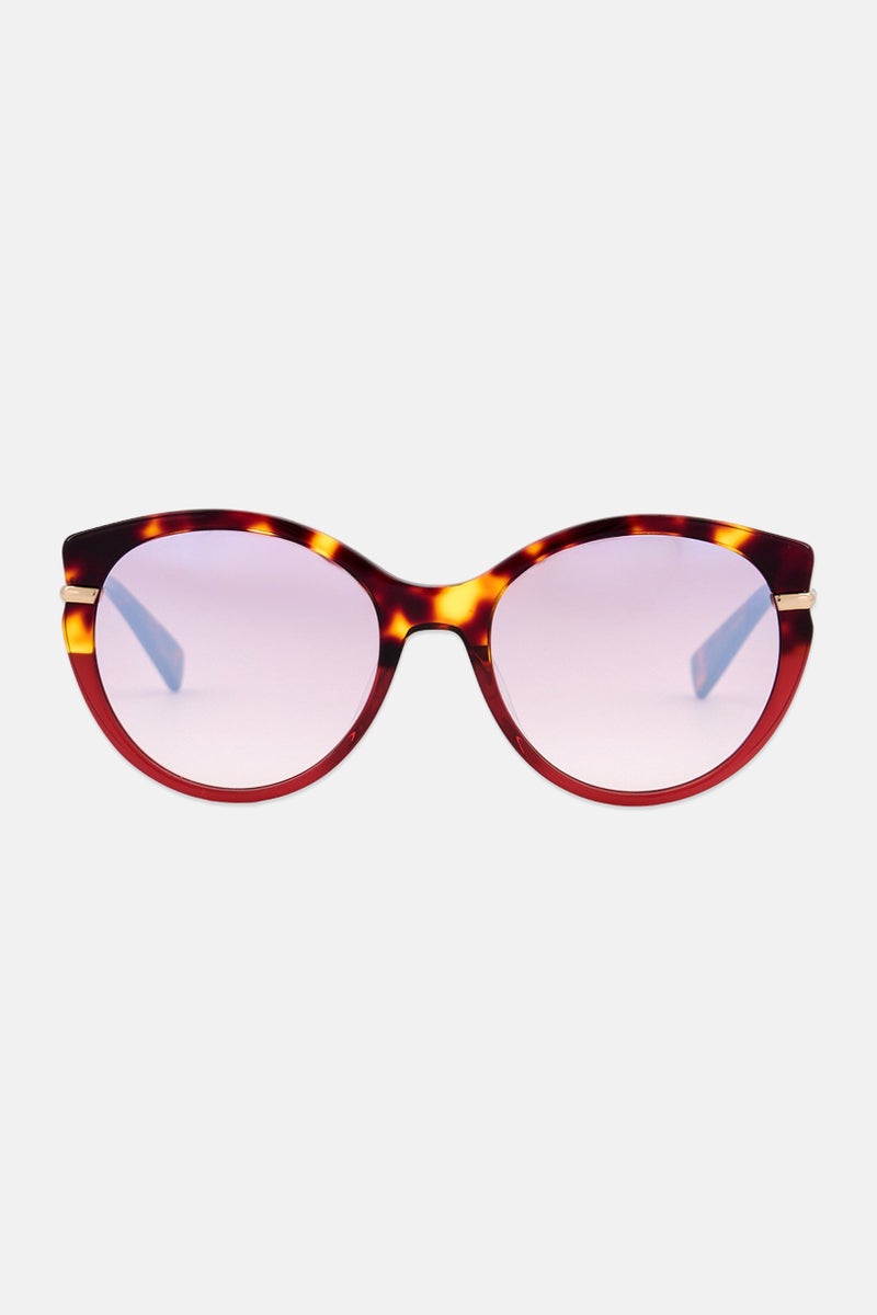 Longchamp Women LO626S Butterfly Sunglasses, Havana - Image 1
