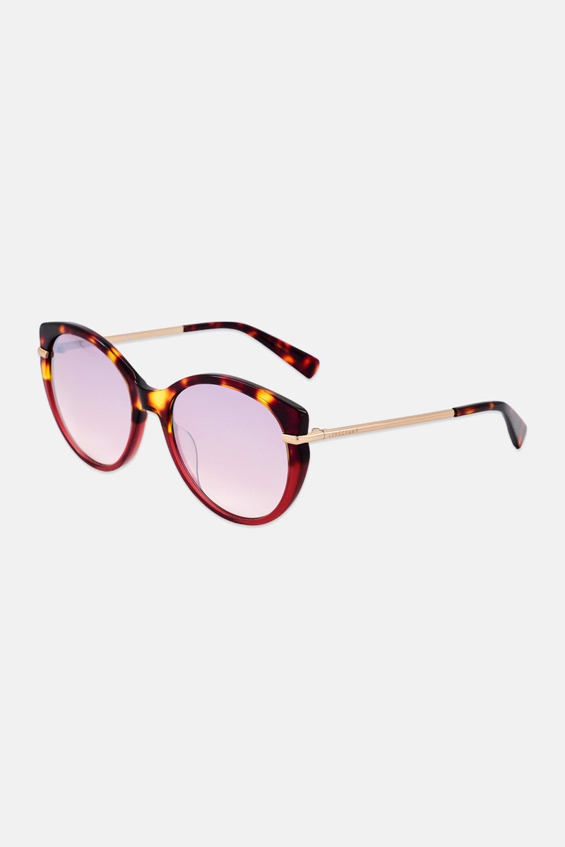Longchamp Women LO626S Butterfly Sunglasses, Havana - Image 3