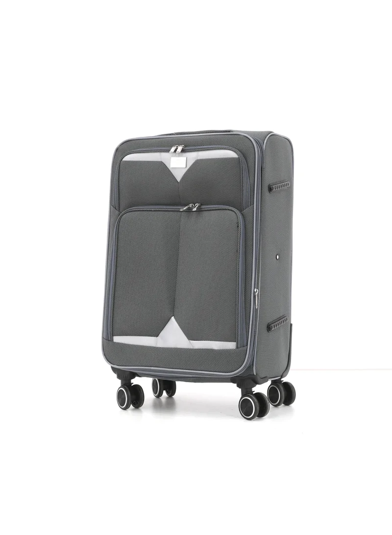 CAPITAL CAPITAL 4-Piece Soft Luggage Set | 20", 24", 28" & 32" Travel Suitcase Set | Lightweight Softside Trolley Bags | 360° Spinner Wheels | Durable Fabric | Telescopic Handle