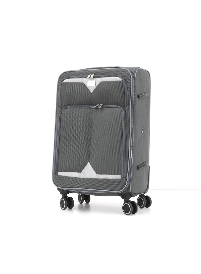 CAPITAL 4-Piece Soft Luggage Set | 20", 24", 28" & 32" Travel Suitcase Set | Lightweight Softside Trolley Bags | 360° Spinner Wheels | Durable Fabric | Telescopic Handle - Image 2
