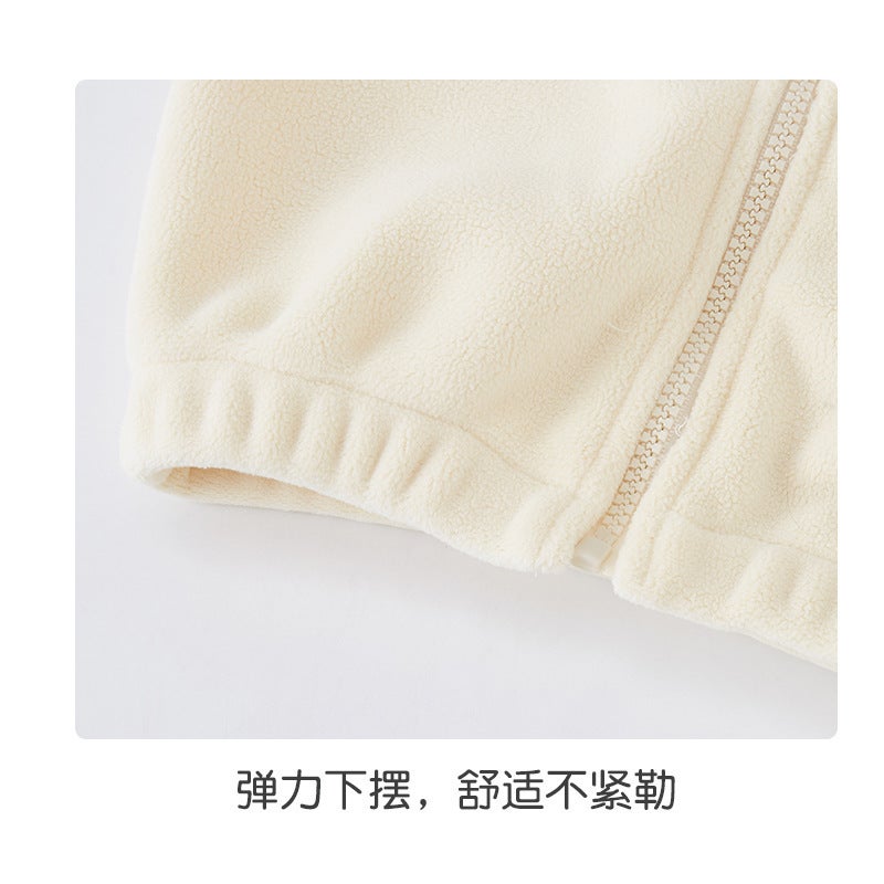 Baby Particles Velvet Coat Winter New High Collar Coat For Boys And Girls Winter Baby Clothes Thickened Winter - Image 5
