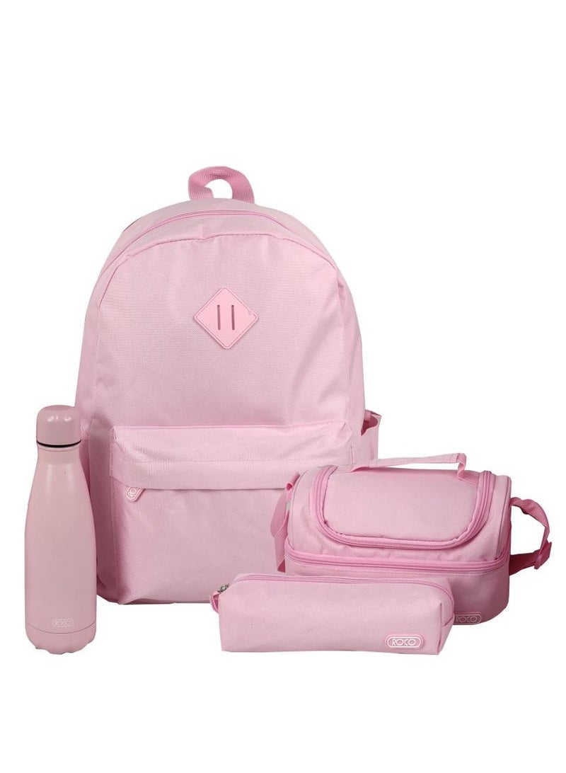 روكو حقيبة ظهر صلبة 4 في 1 مجموعة قيمة حقيبة ظهر مع ملحق